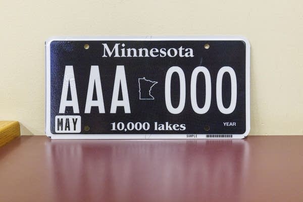 blackout license plate