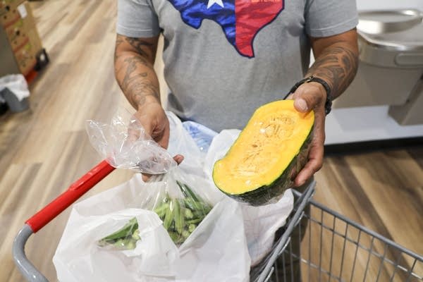 A person inside a grocery store12