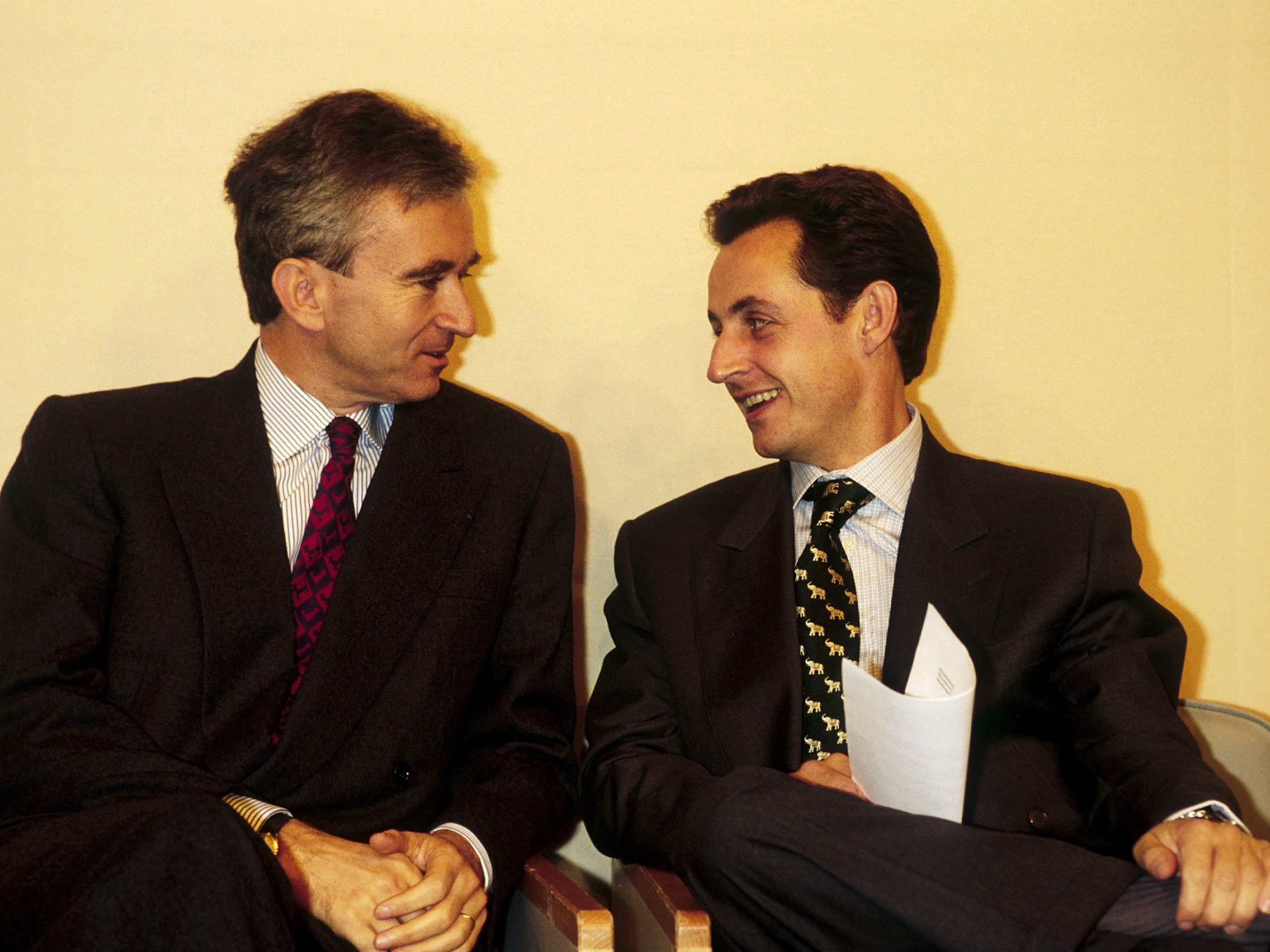 Bernard Arnault Nicolas Sarkozy