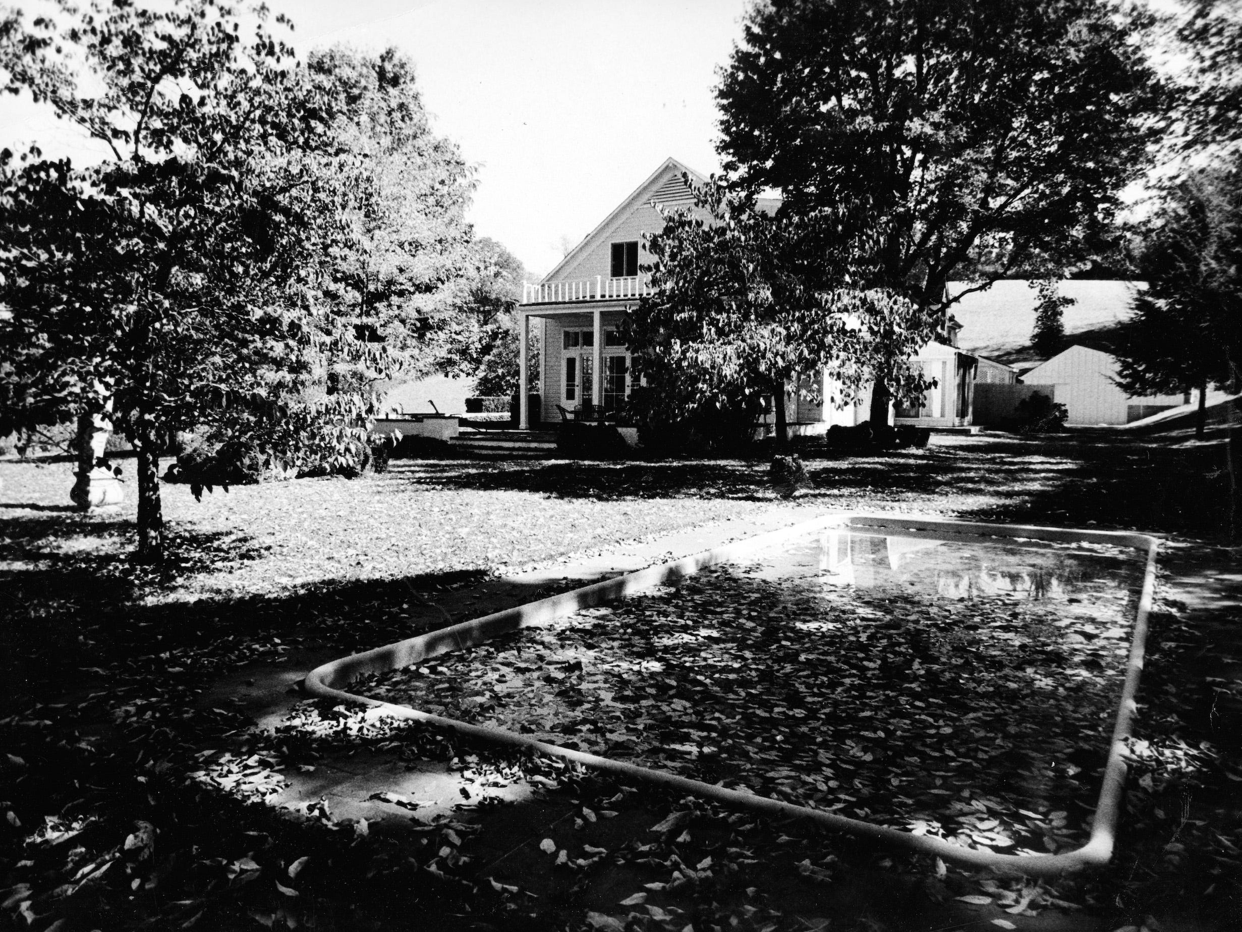 Jackie Onassis' country home in Peapack, New Jersey.