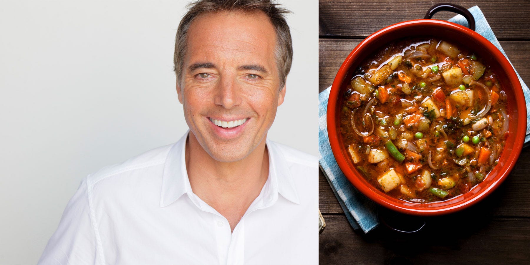 dan buettner and his minestrone soup