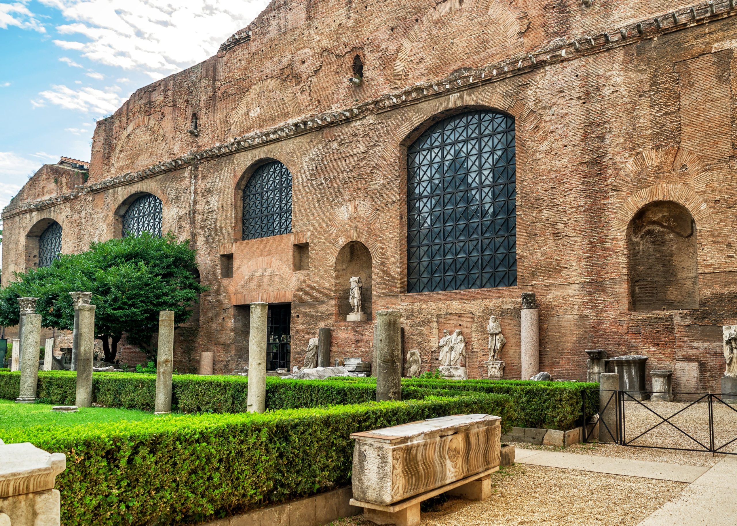 Baths of Diocletian in Rome, Italy.