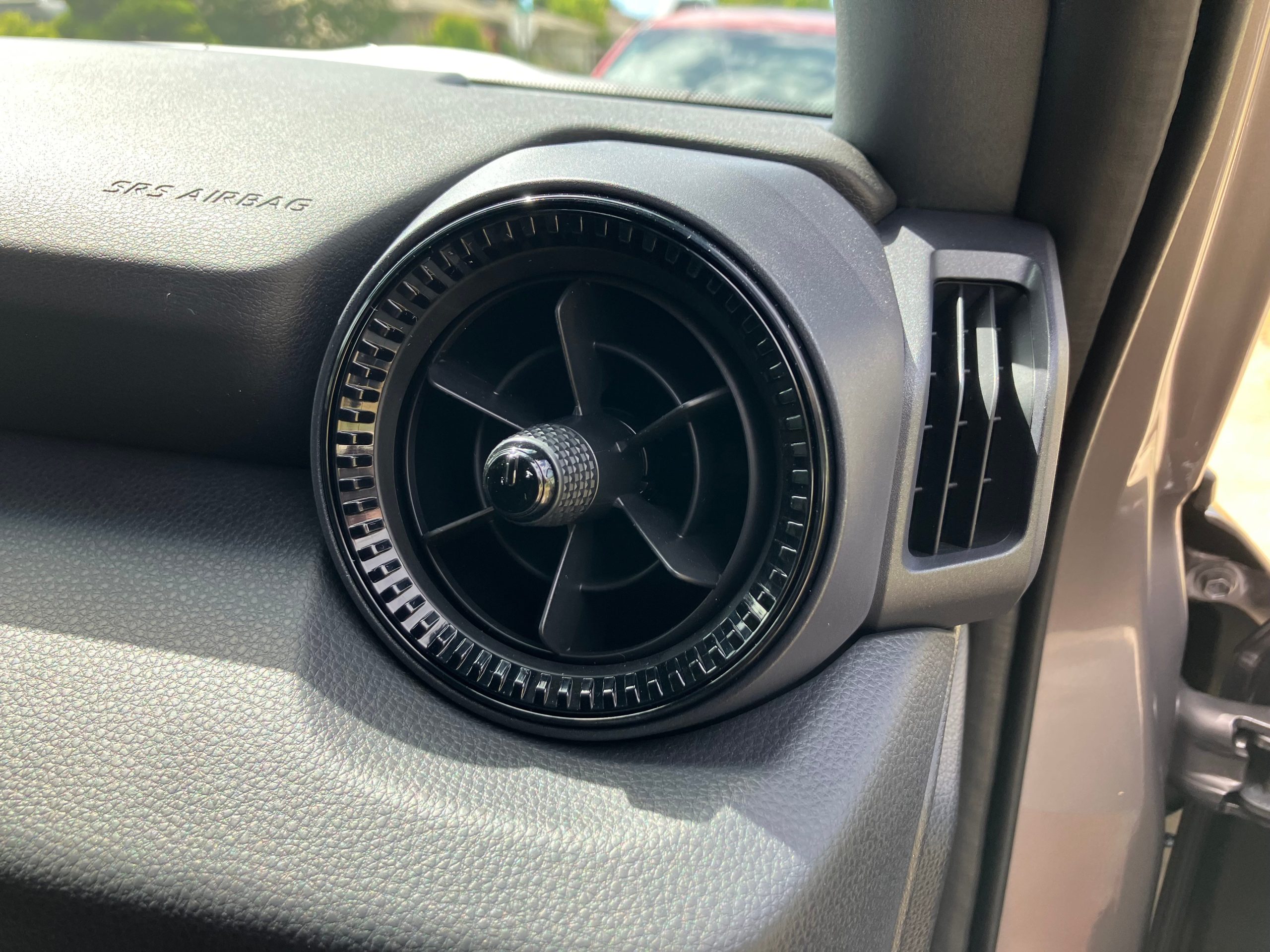 An air vent in the new Toyota Land Cruiser