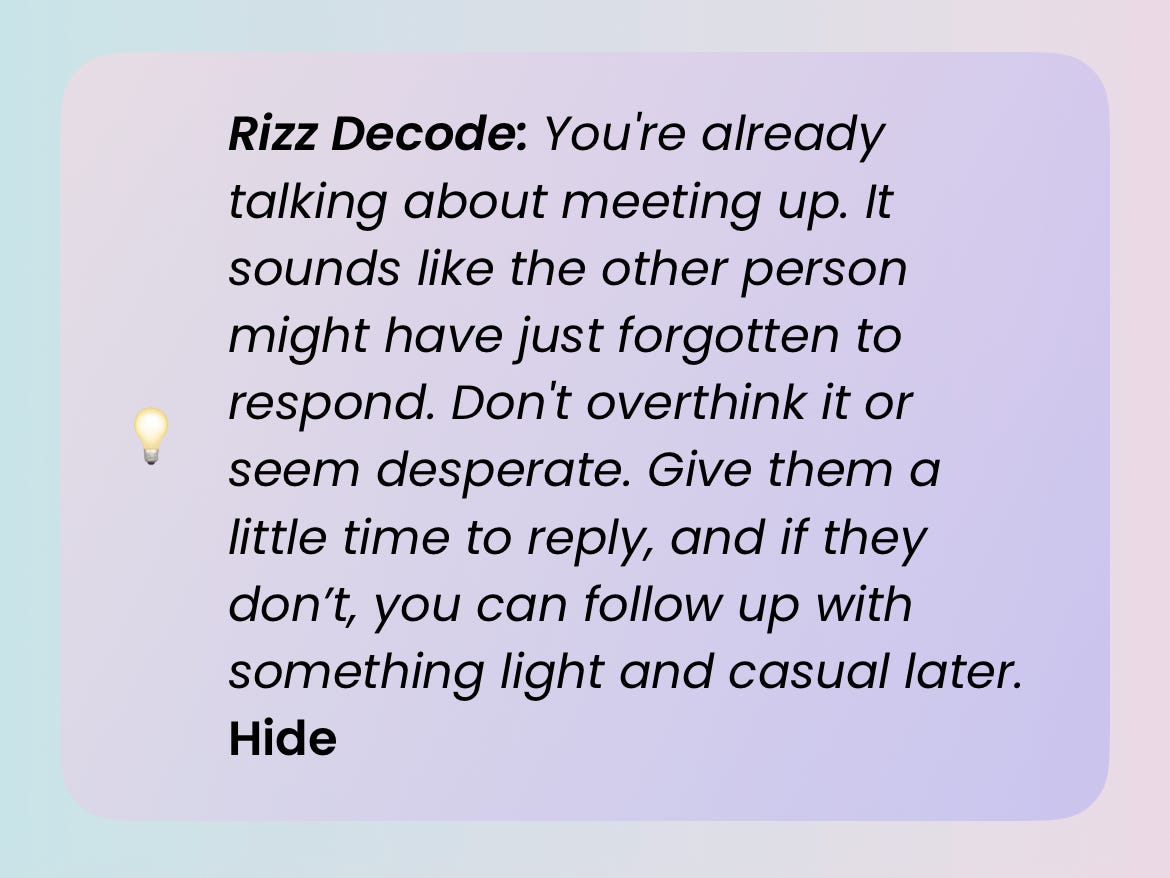 Rizz Decode screenshot