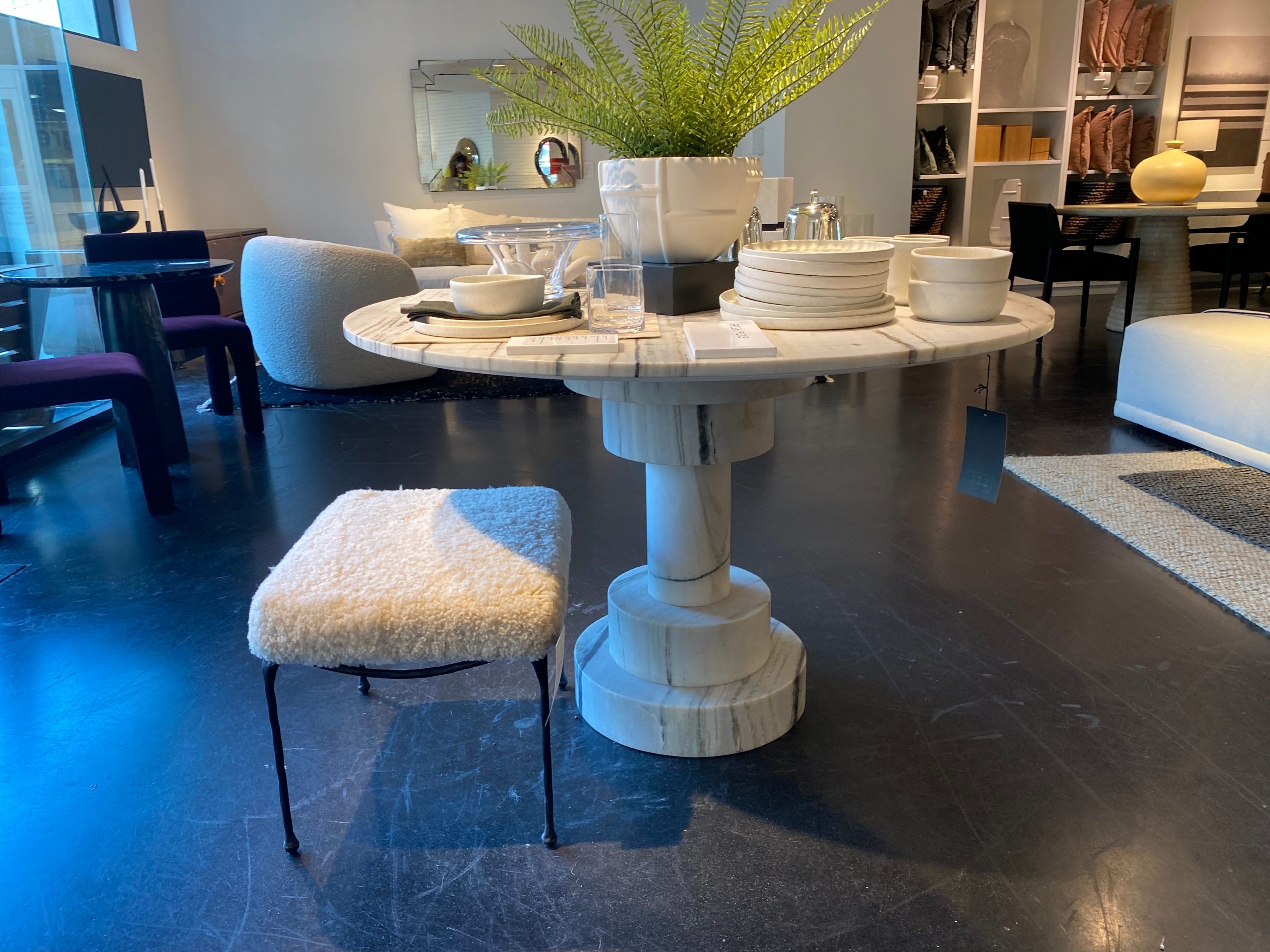 Marble table  in CB2