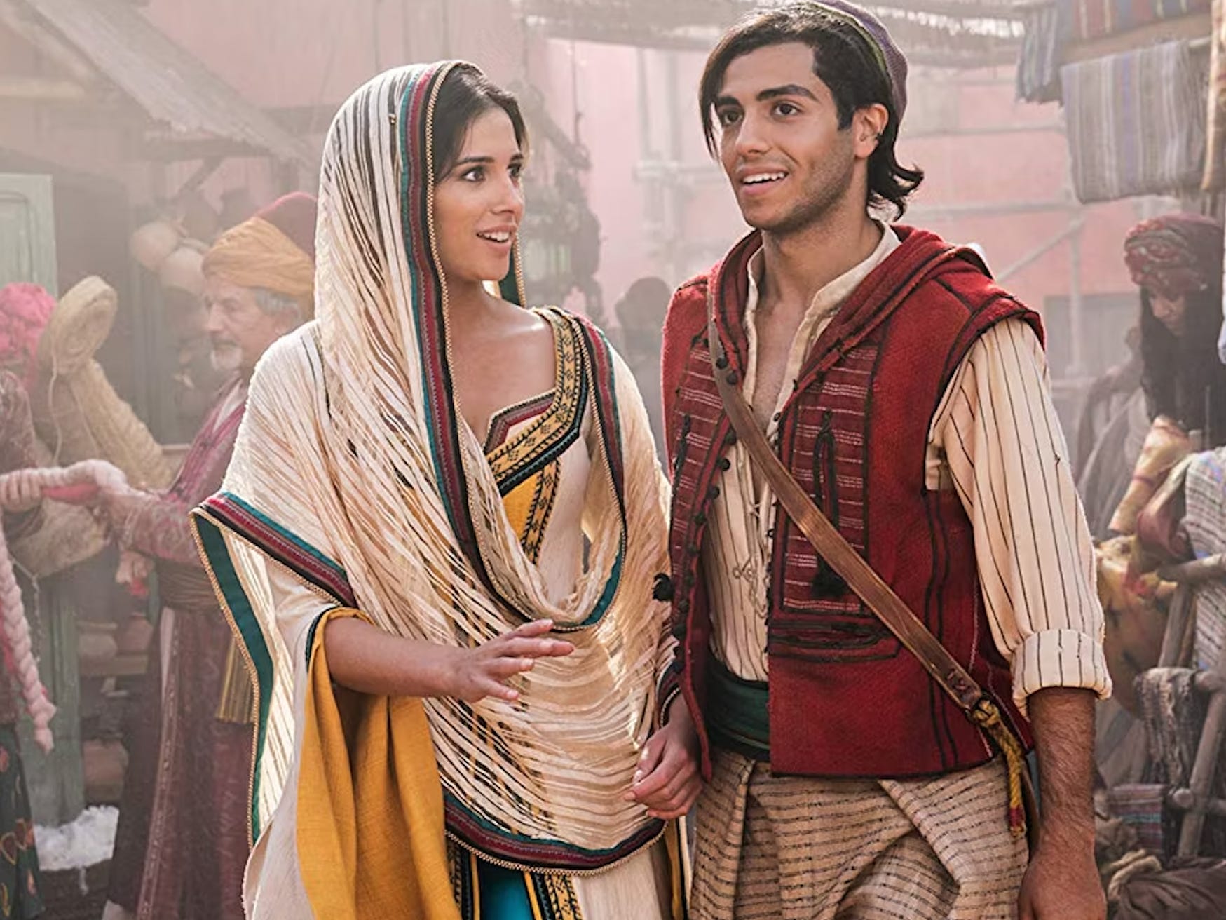 a still from the 2019 live-action adaptation of aladdin