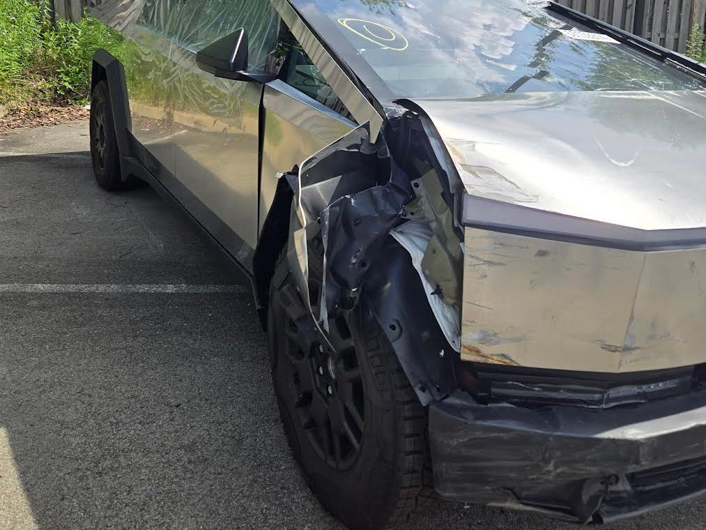 Bruce Freshwater damaged Cybertruck