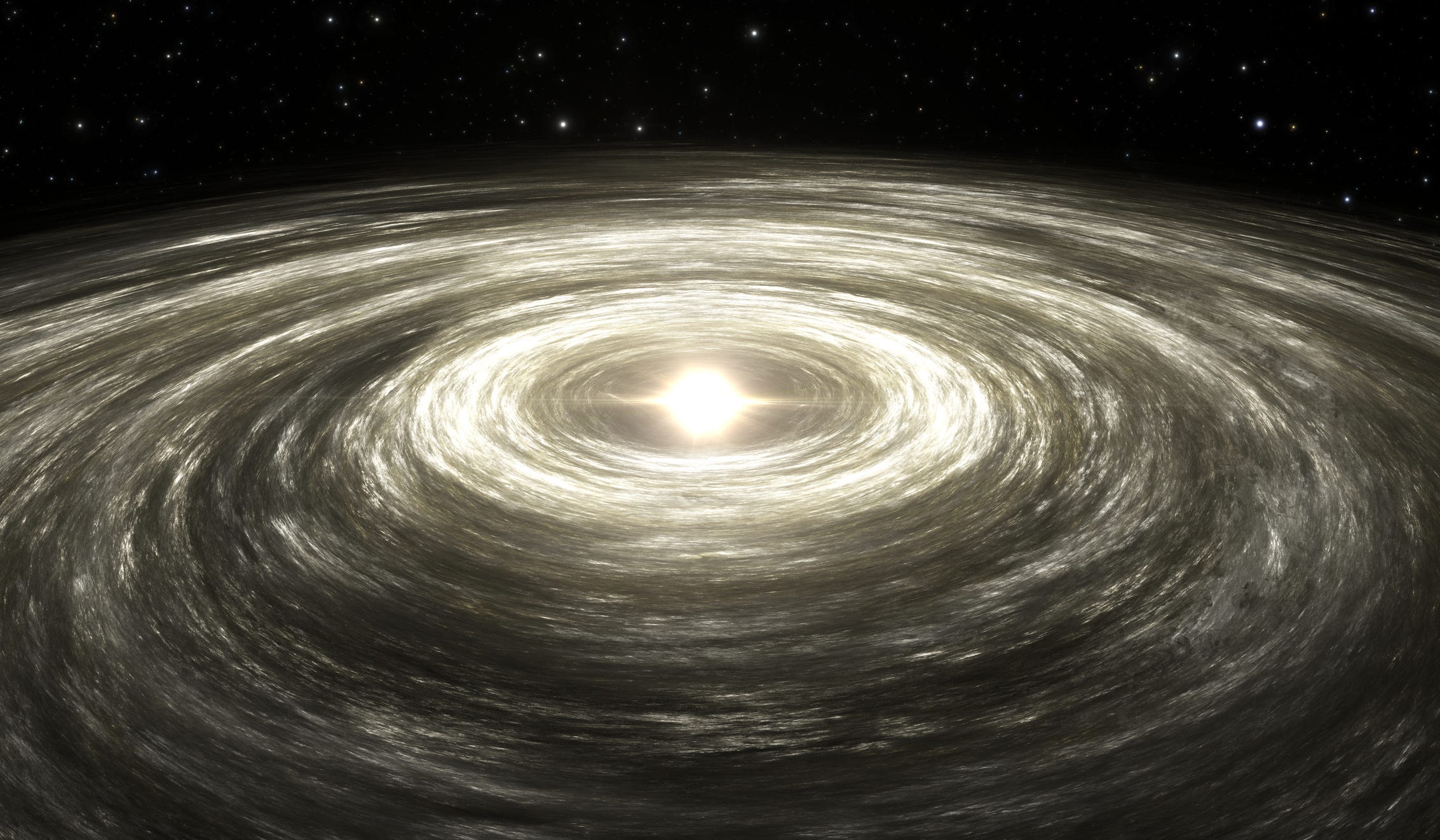 A young star surrounded by a protoplanetary disk