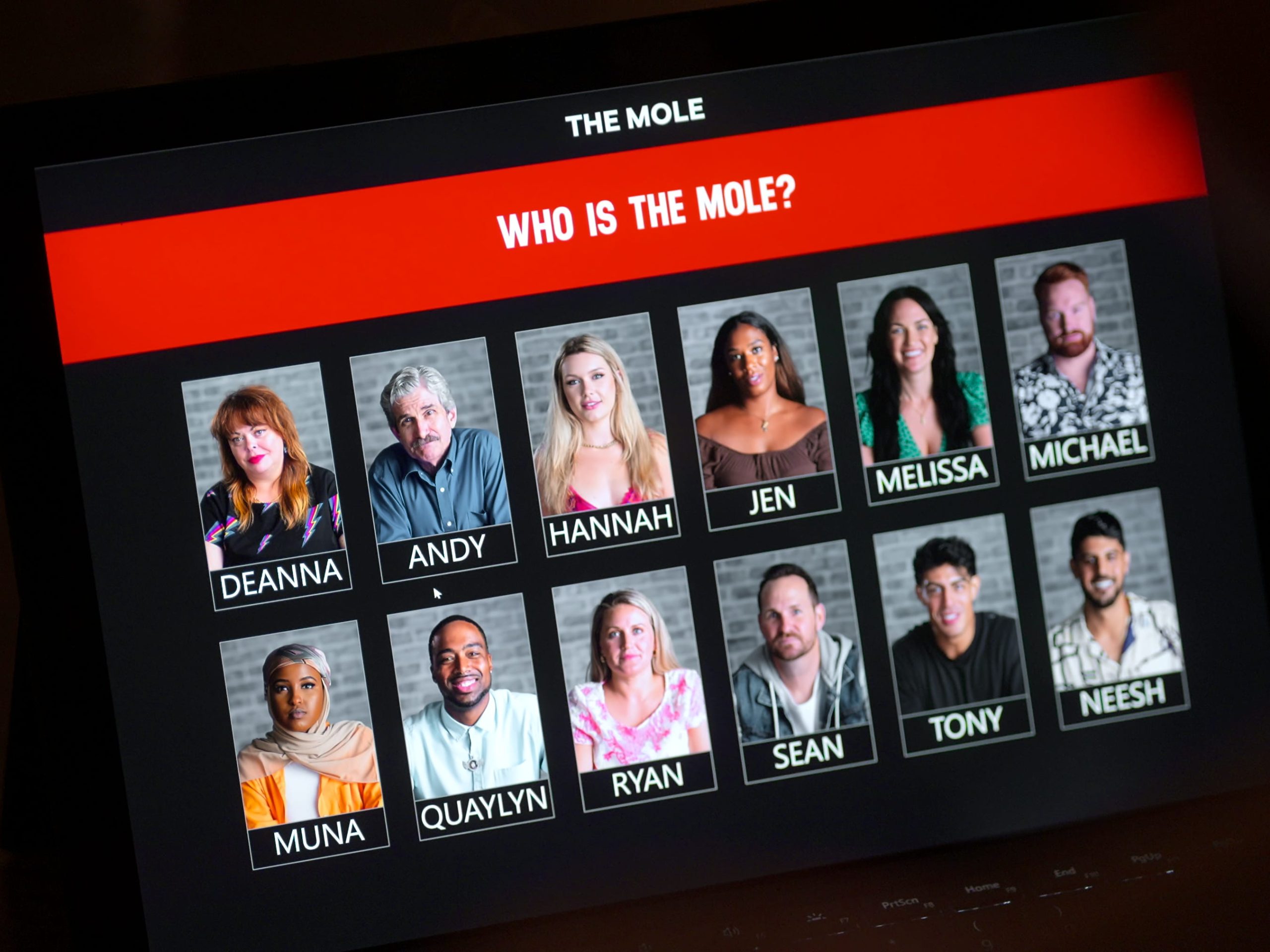 cast members on "The Mole" season 2